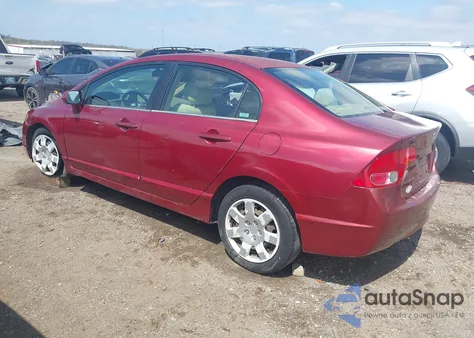 2006 Honda Civic Lx z USA, uszkodzony, nr VIN 1HGFA15586L114662